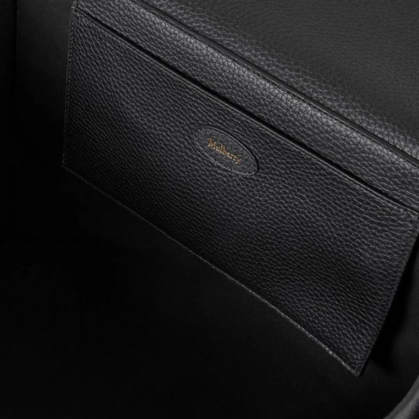 Mulberry Soft Bayswater Leder mit grober Narbung in Schwarz