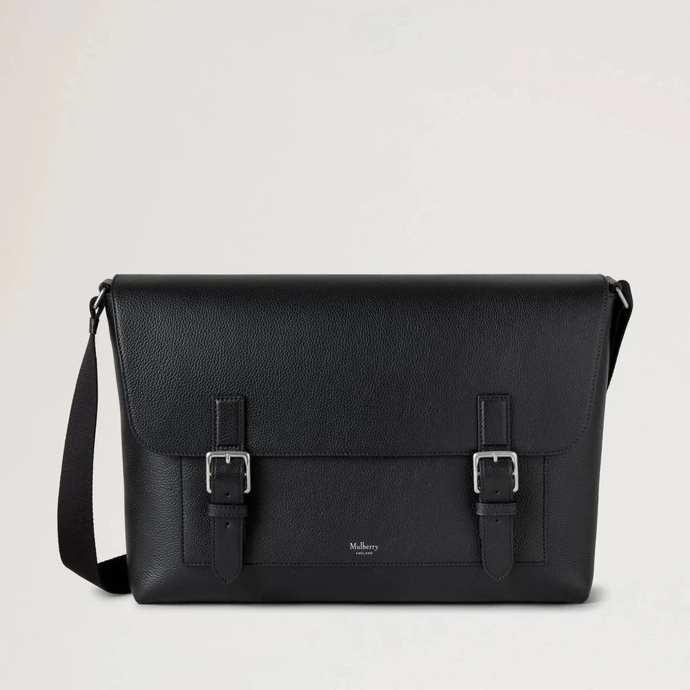 Mulberry Chiltern Crossbody Messenger Black Small Classic Grain - Computertaske - HH9785/205A100