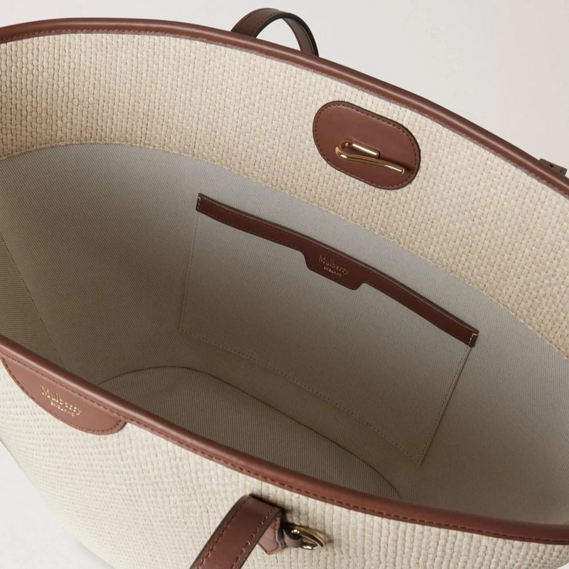 Mulberry Korbtasche Palmenblatt Eiche
