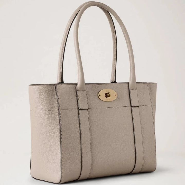 Mulberry Bayswater 9 bis 5 kleines klassisches Narbenkaschmir-Taupe
