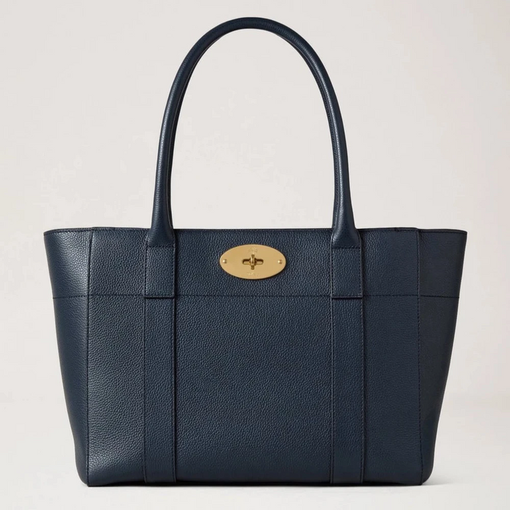 Mulberry Bayswater 9 To 5 Small Classic Grain Nachtblau