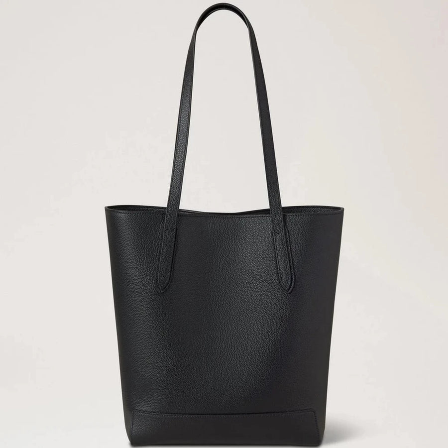 Mulberry A4 North South Shopper Small Classic Grain Schwarz
