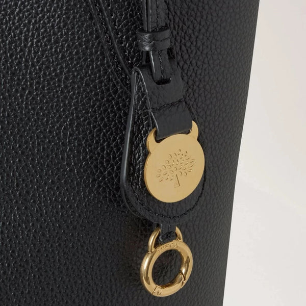 Mulberry A4 North South Shopper Small Classic Grain Schwarz