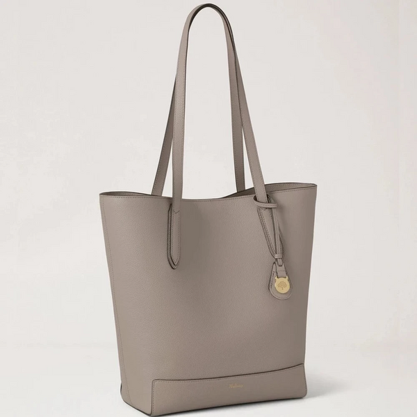 Mulberry A4 North South Shopper Small Classic Grain Kaschmir Taupe