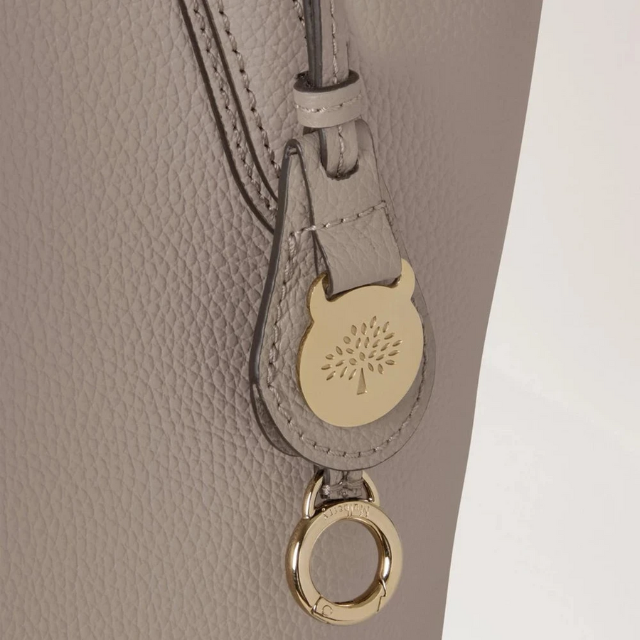 Mulberry A4 North South Shopper Small Classic Grain Kaschmir Taupe