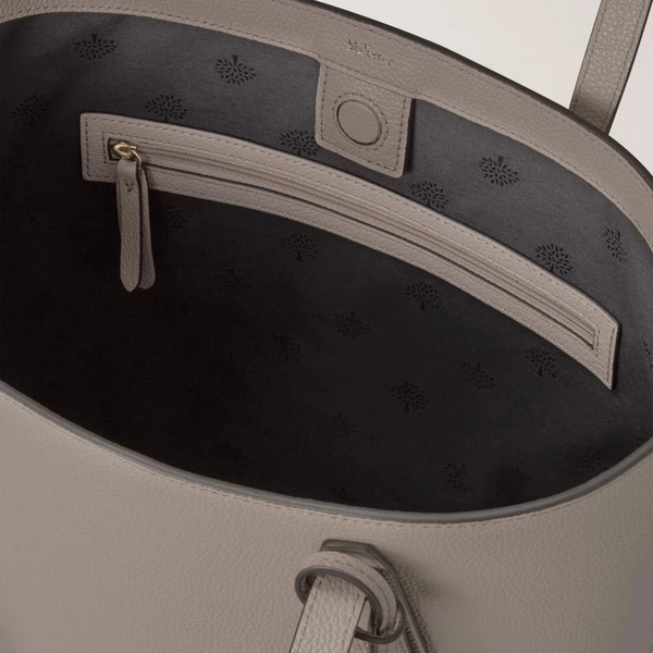 Mulberry A4 North South Shopper Small Classic Grain Kaschmir Taupe
