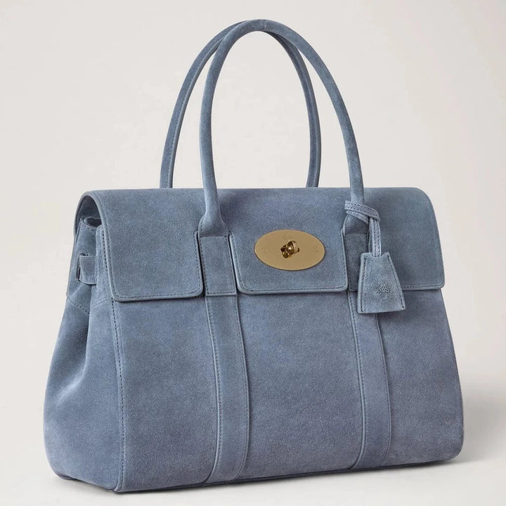 Mulberry Bayswater Wildleder Foggy Grey 
