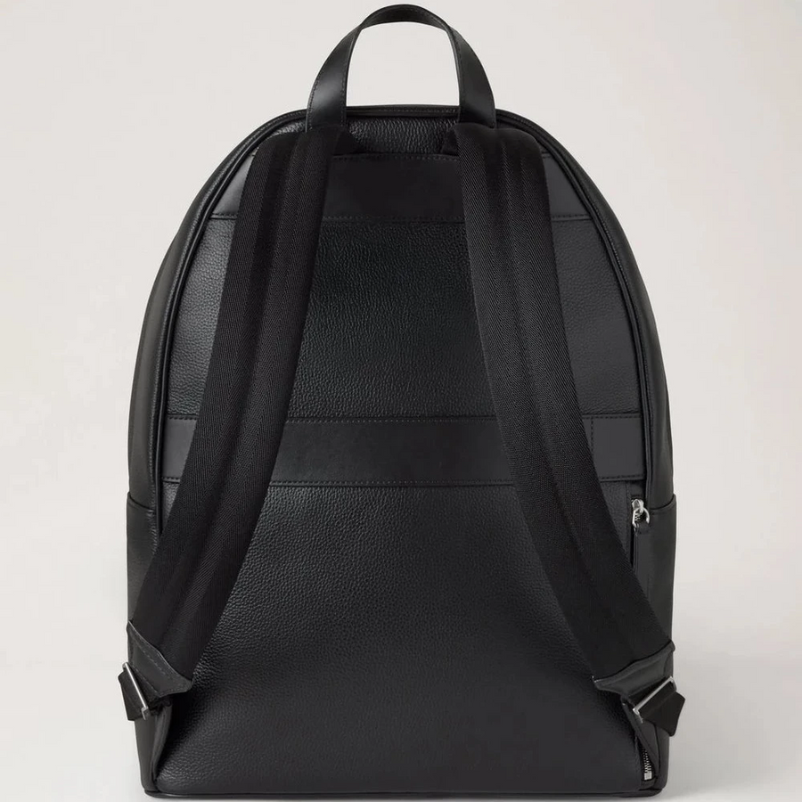 Mulberry Heritage Zipped Backpack Black Small Classic Grain - Taske - HH9925/205A100