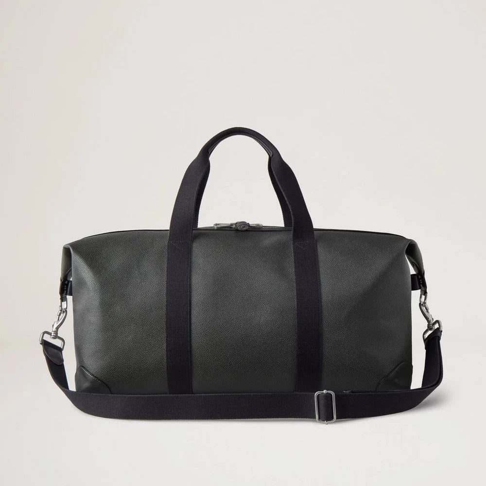Mulberry Heritage Medium Clipper Schwarz BioVeg Scotchgrain