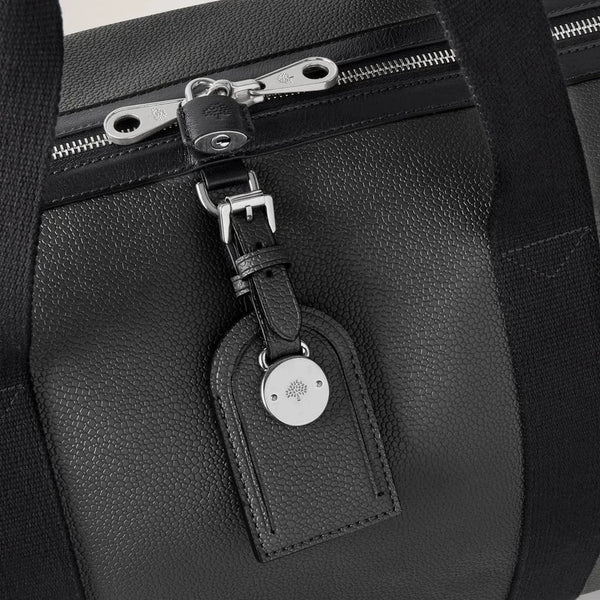 Mulberry Heritage Medium Clipper Schwarz BioVeg Scotchgrain