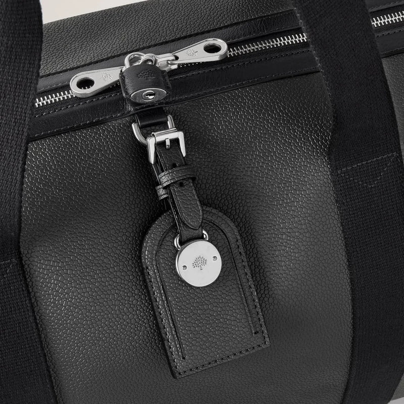 Mulberry Heritage Medium Clipper Schwarz BioVeg Scotchgrain