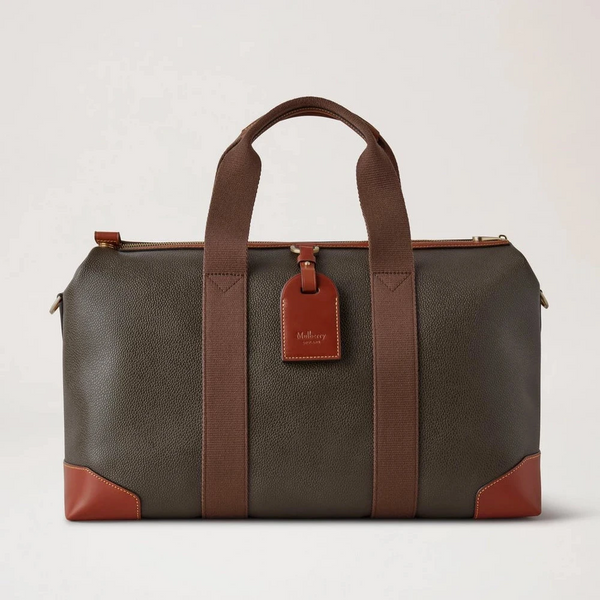 Mulberry Heritage Day Clipper Mole &amp; Cognac bedrucktes BioVeg Scotchgrain