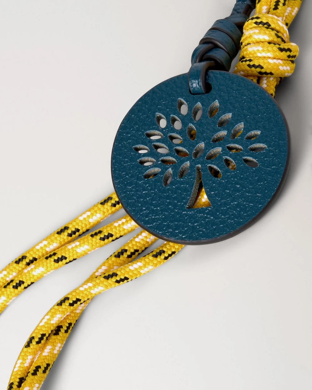 Mulberry Rope Keyring Gelb & Out of the Blue Mixed Material 