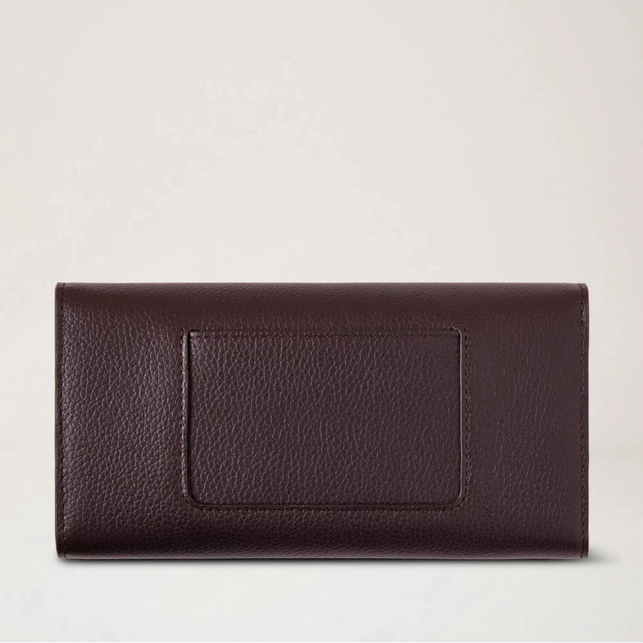 Mulberry Darley Wallet Small Classic Grain Ebenholz
