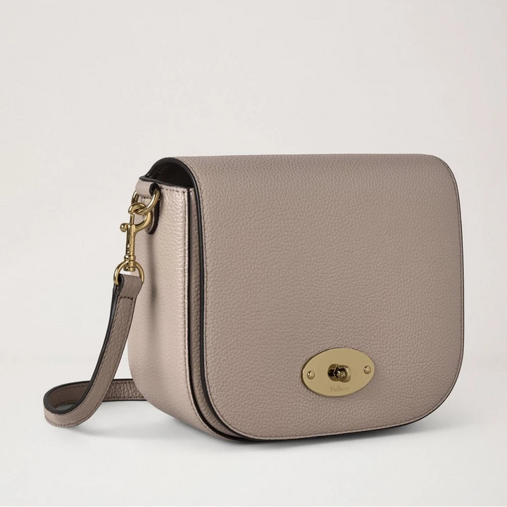 Mulberry Klein Darley Satchel-Kaschmir-Taupe mit kleiner klassischer Narbung