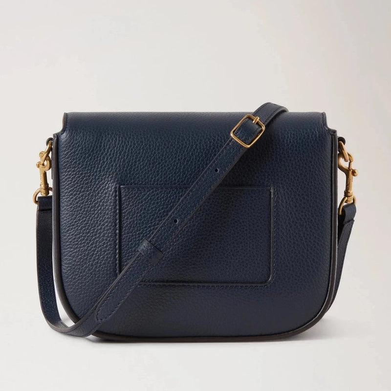 Mulberry Small Darley Satchel Small Classic Grain Night Sky