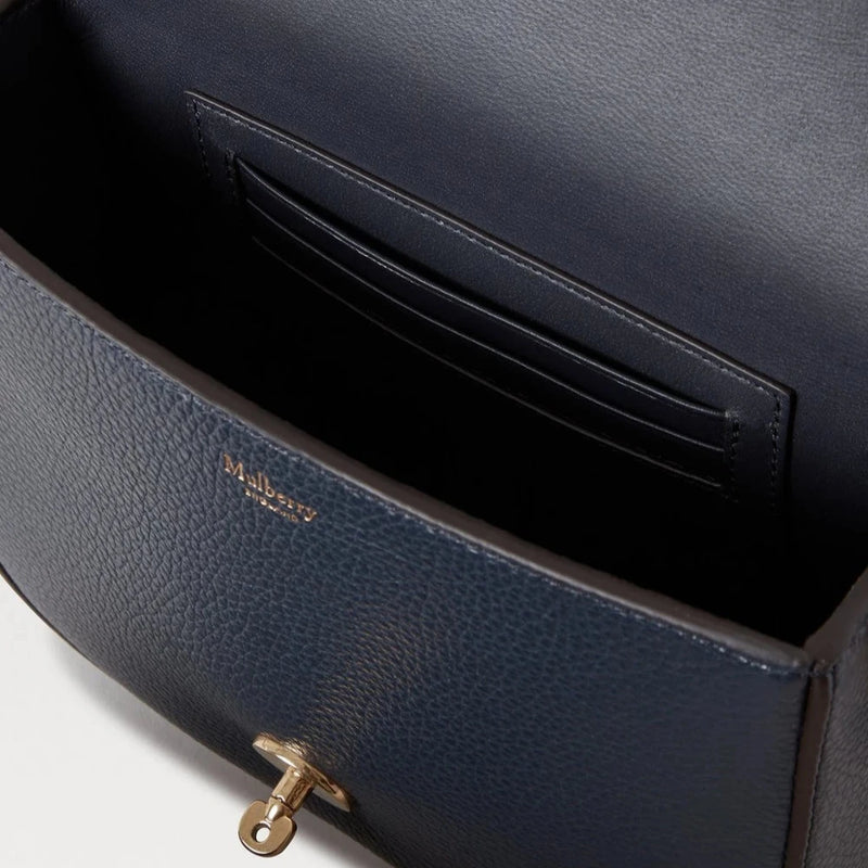 Mulberry Small Darley Satchel Small Classic Grain Night Sky