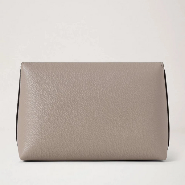 Mulberry Darley Kosmetiktasche Kaschmir Taupe Feinnarbung