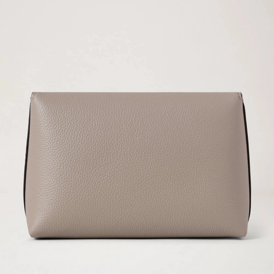 Mulberry Darley Kosmetiktasche Kaschmir Taupe Feinnarbung