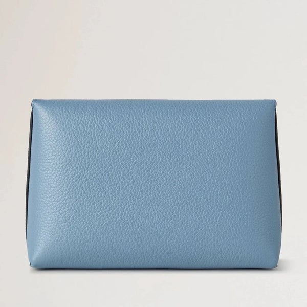 Mulberry Darley Kosmetiktasche, klein, klassische Narbung, Brighton Blau