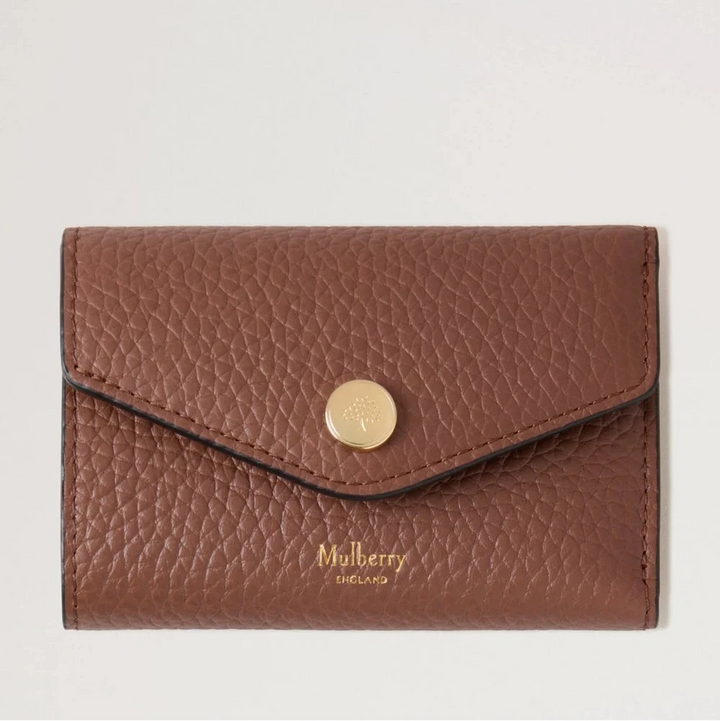 Mulberry Faltbrieftasche mit mehreren Kartenfächern in heller Eiche