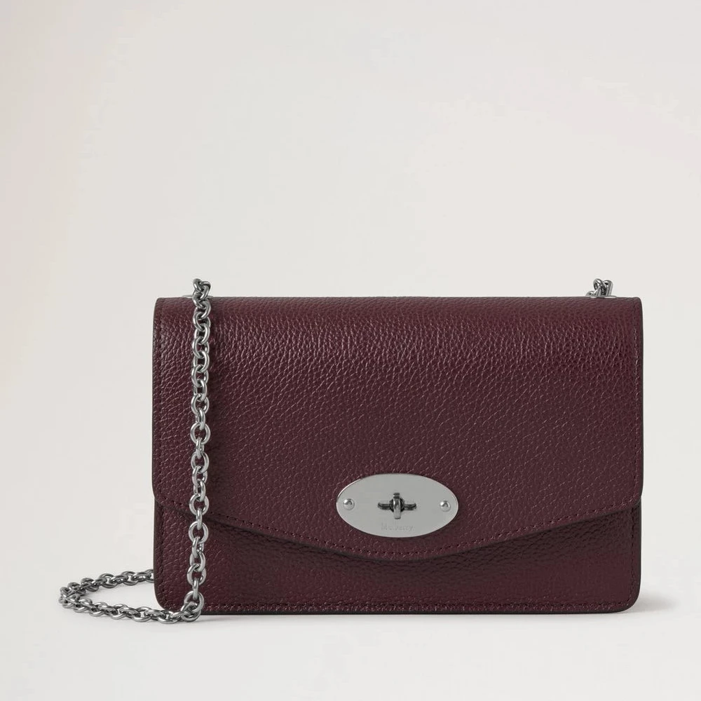 Mulberry Small Darley Small Classic Grain Schwarzkirsche