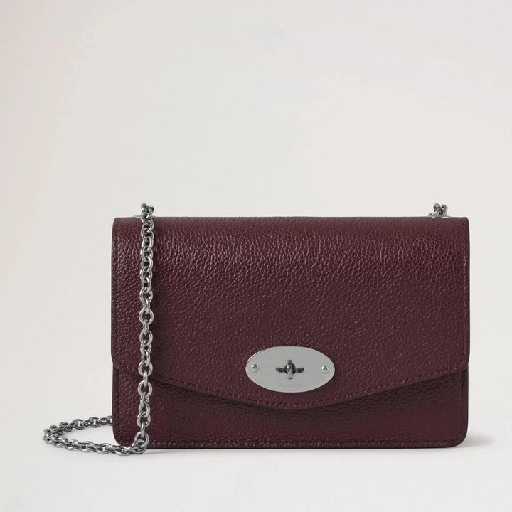 Mulberry Small Darley Small Classic Grain Schwarzkirsche