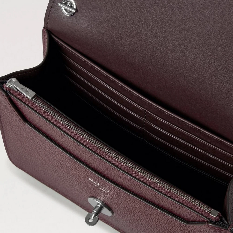 Mulberry Small Darley Small Classic Grain Schwarzkirsche