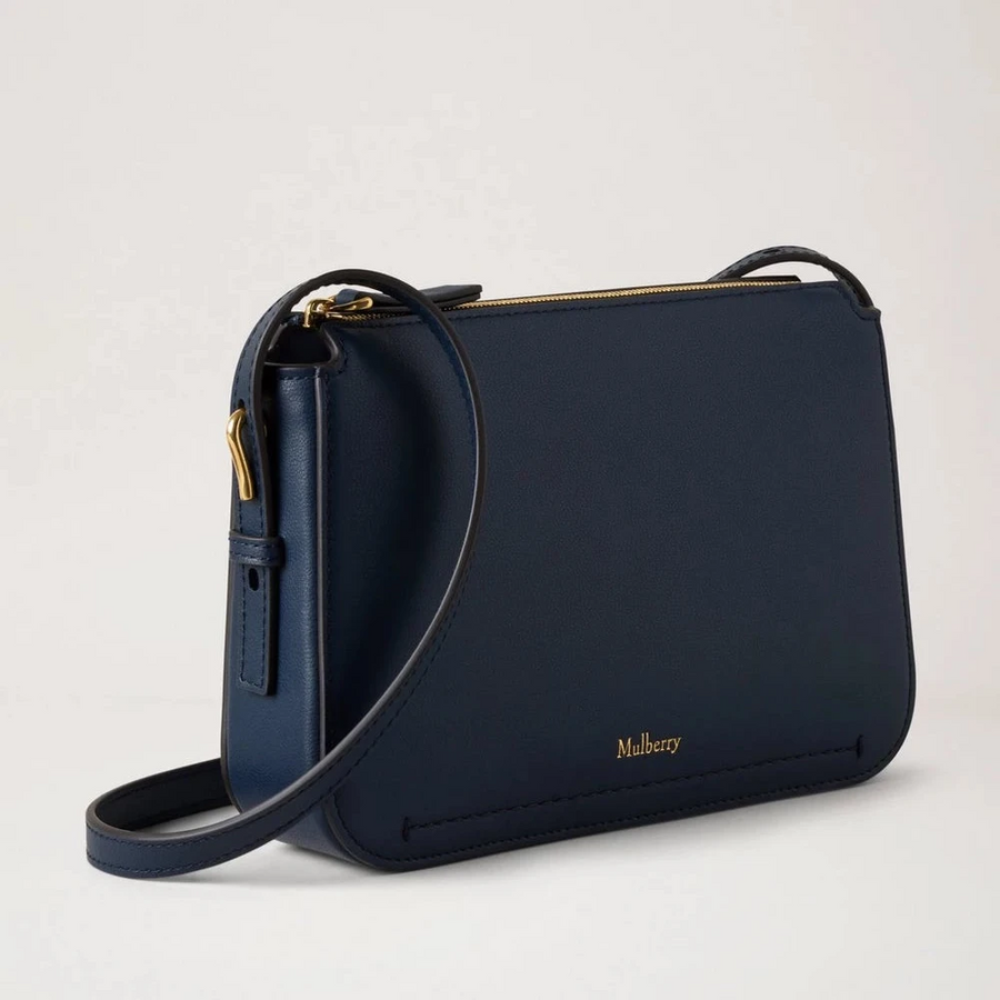 Mulberry Clovelly Beutel Micro Classic Grain Night Sky