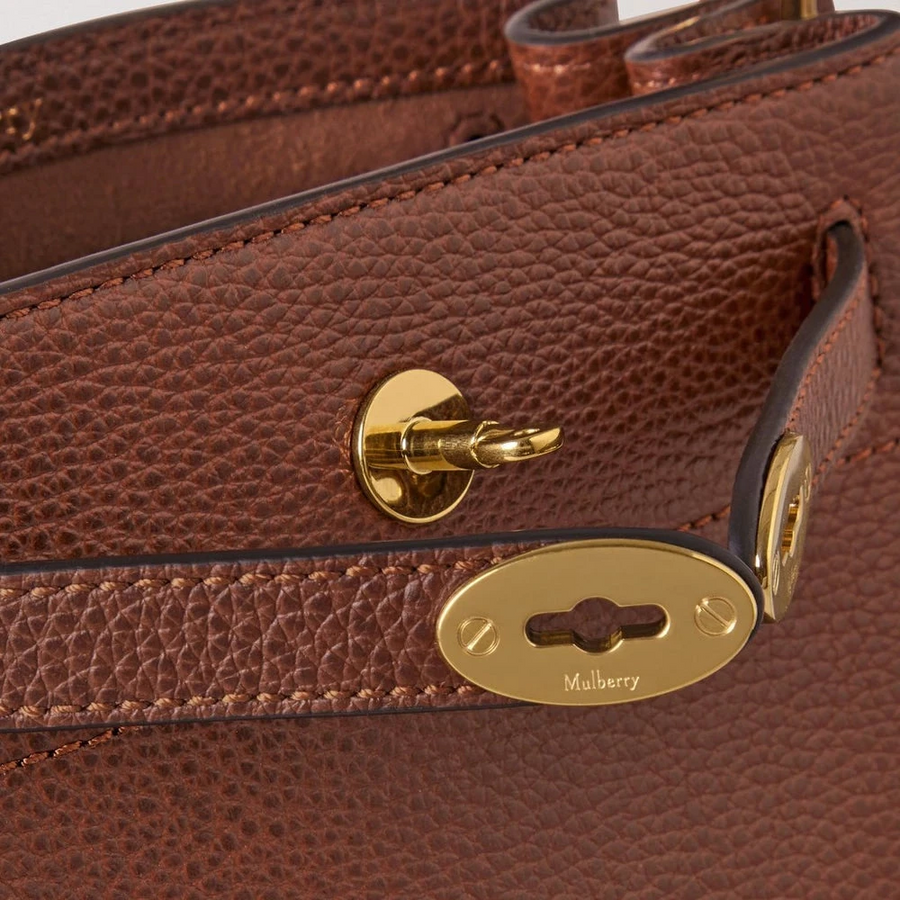 Mulberry Mini Islington Bucket Eiche zweifarbig mit kleiner klassischer Maserung