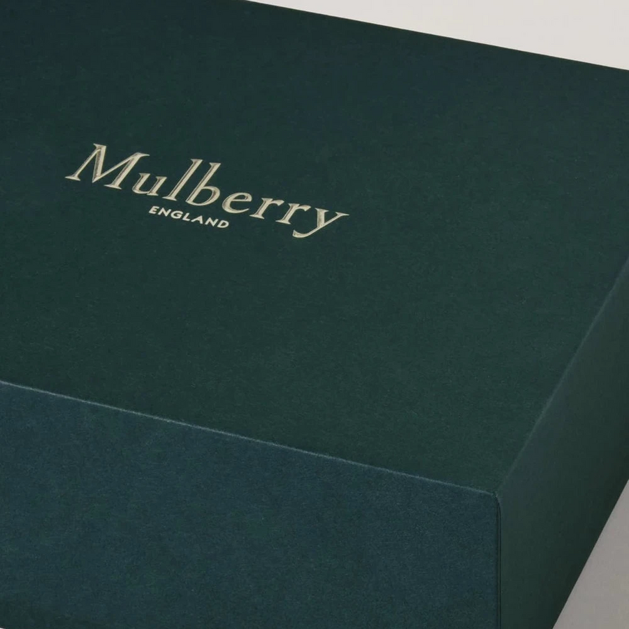 Mulberry Kreditkartenetui mit schwarzer Steppung