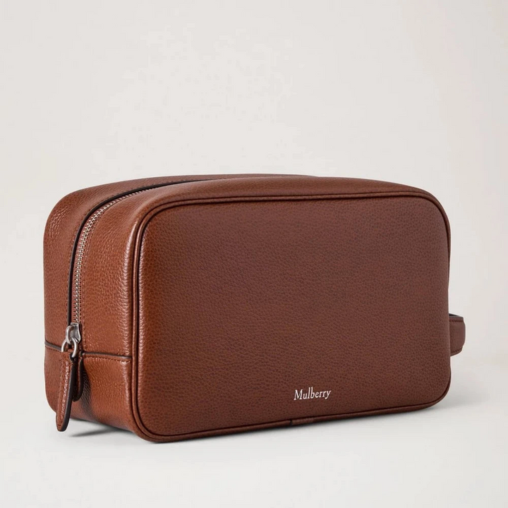 Mulberry Heritage Wash Case aus zweifarbiger Eiche