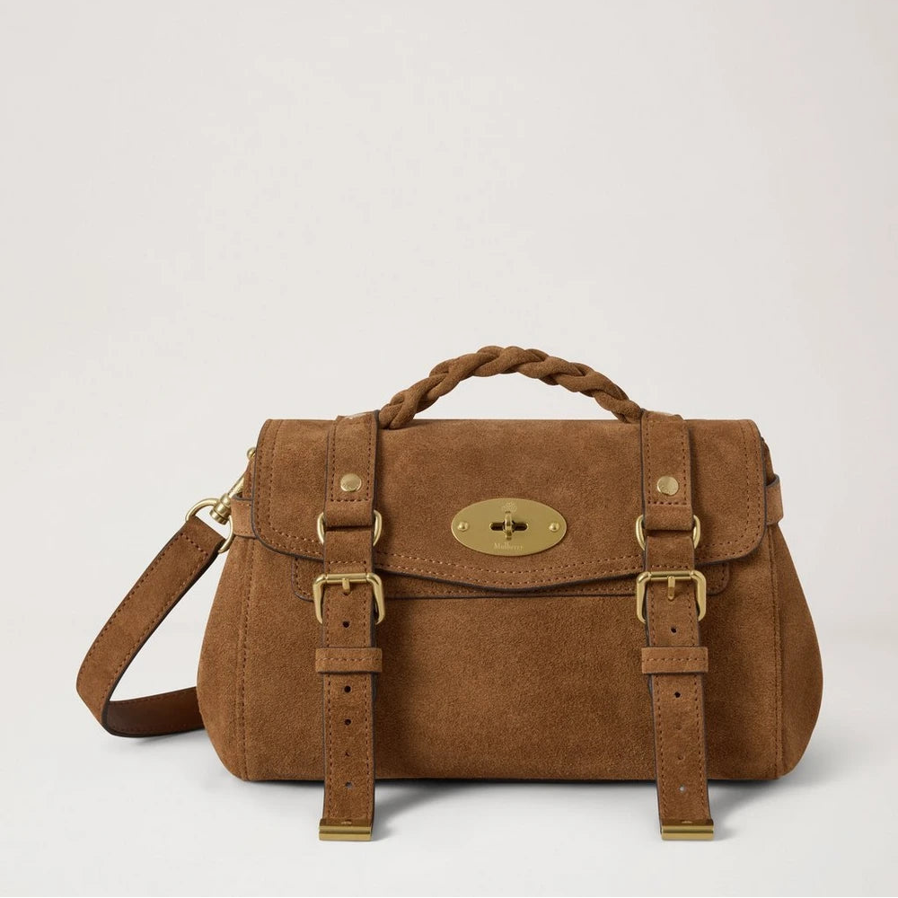 Mulberry Mini Alexa Vintage Oak Suede – RL8924/047G924