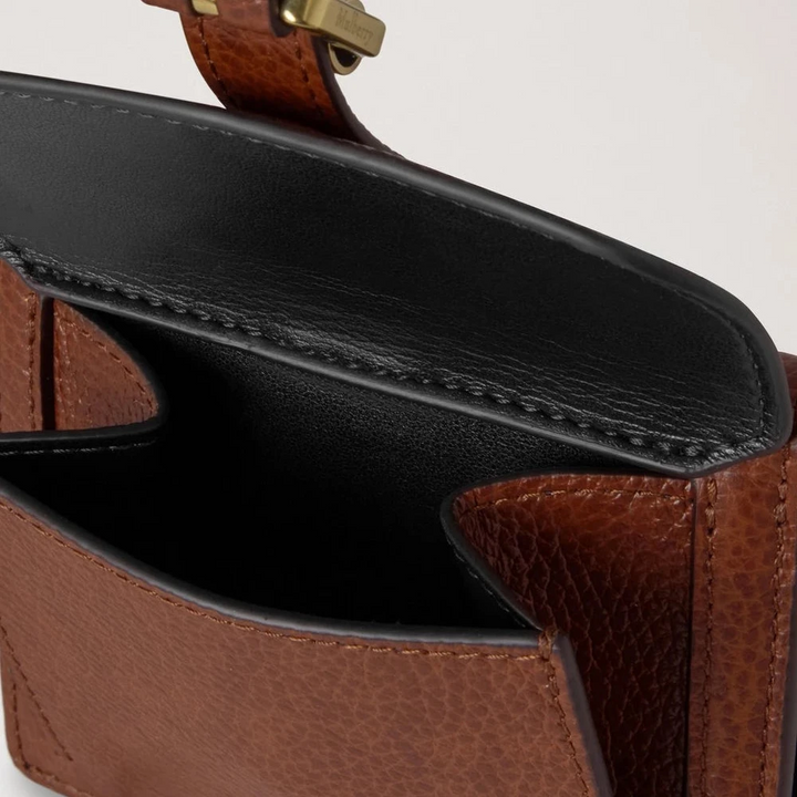 Mulberry Roxanne-Geldbörse aus zweifarbiger Eiche mit kleiner klassischer Maserung