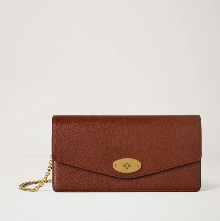 Mulberry Darley Kleine Clutch mit klassischer Maserung aus Eiche