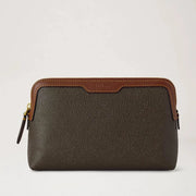 Mulberry Kleine Kosmetiktasche Scotchgrain Mole & Cognac 