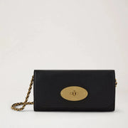 Mulberry Lily Kettenbörse Small Classic Grain Schwarz 