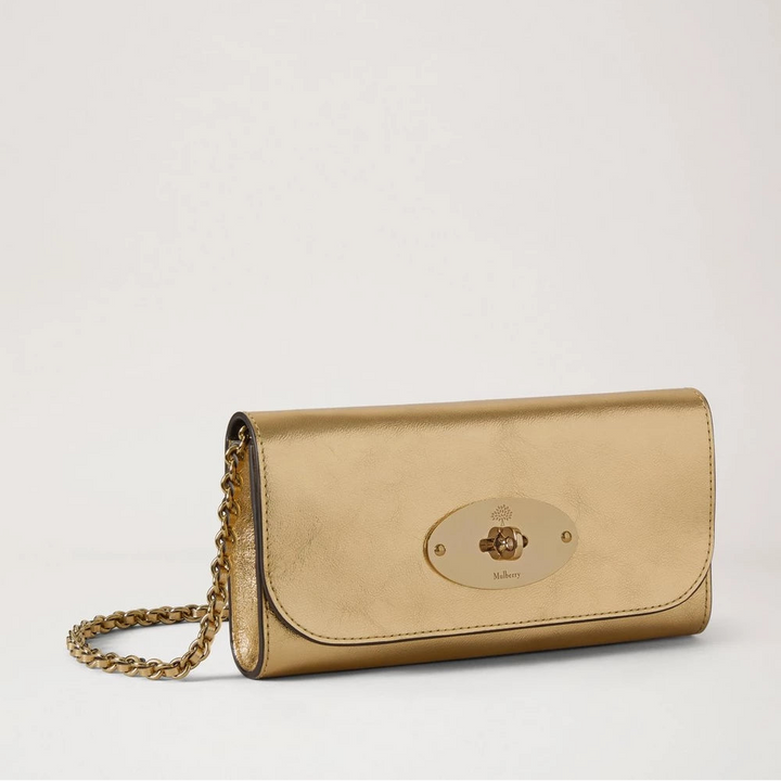Mulberry Lily Kettenportemonnaie Somerset Gold Metallic Leather – Produktbild 2