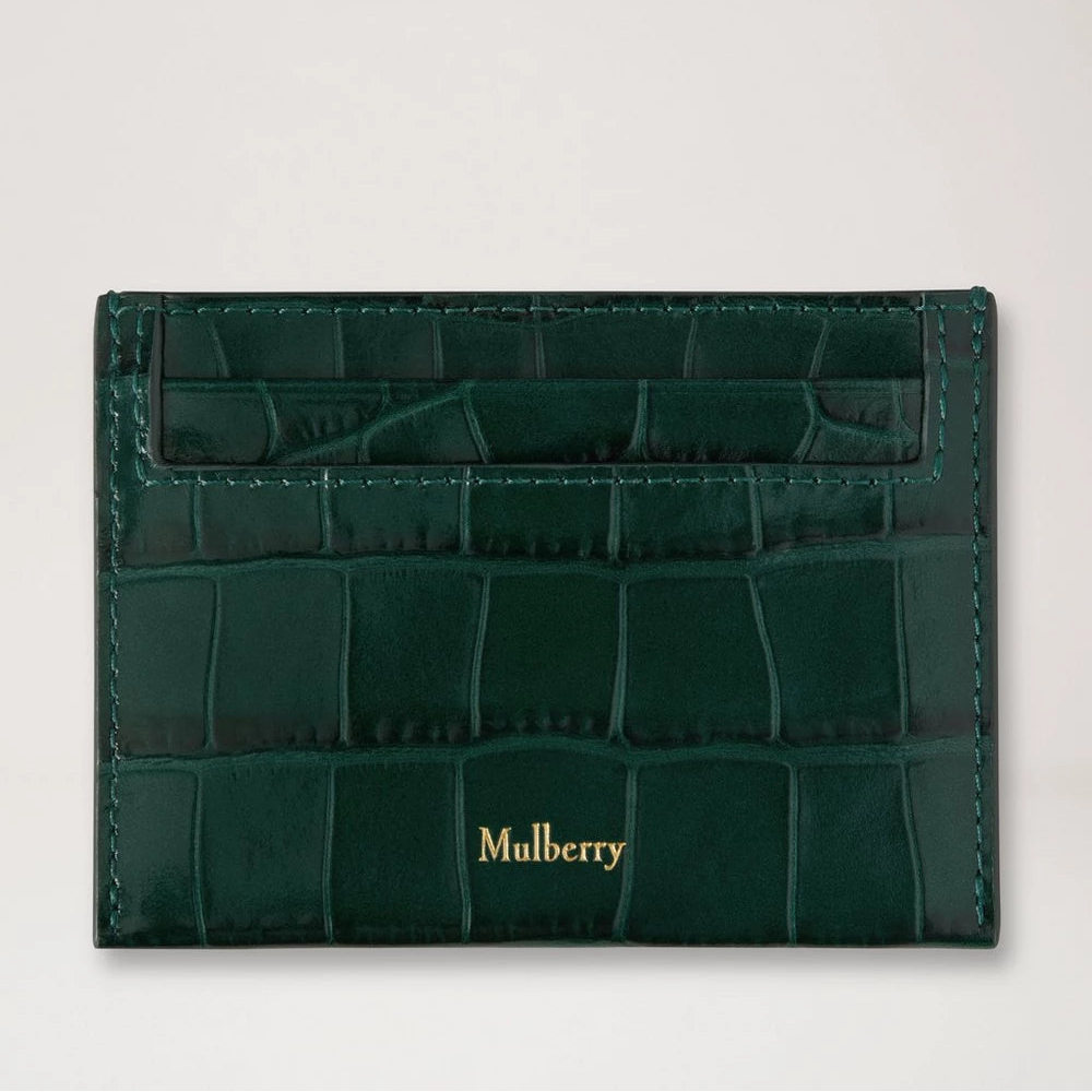 Mulberry Kreditkartenfach Emerald Shiny Croc – RL9133/807Q180