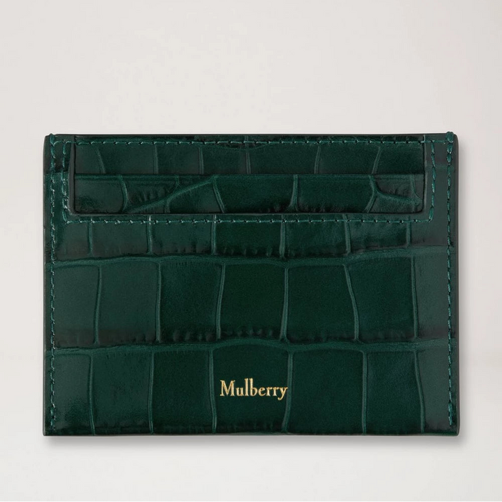 Mulberry Kreditkartenfach Emerald Shiny Croc – RL9133/807Q180