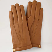 Mulberry Weiche Nappa-Handschuhe Oak 