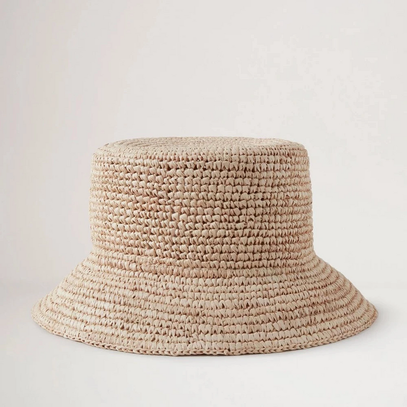Mulberry Sommer Raffia Bucket Hat / Sommerhut