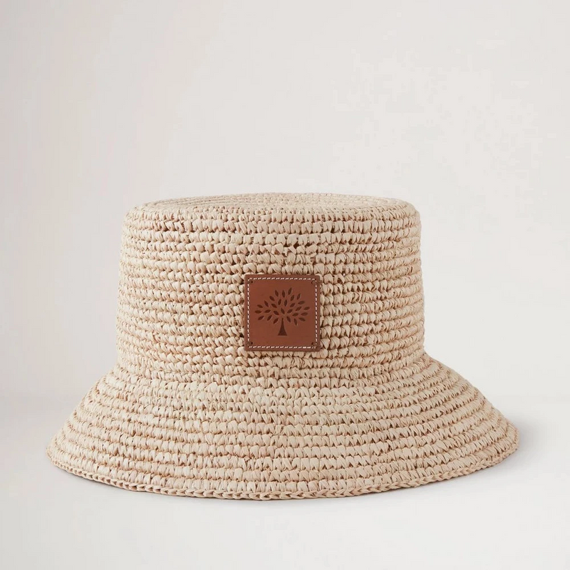 Mulberry Sommer Raffia Bucket Hat / Sommerhut