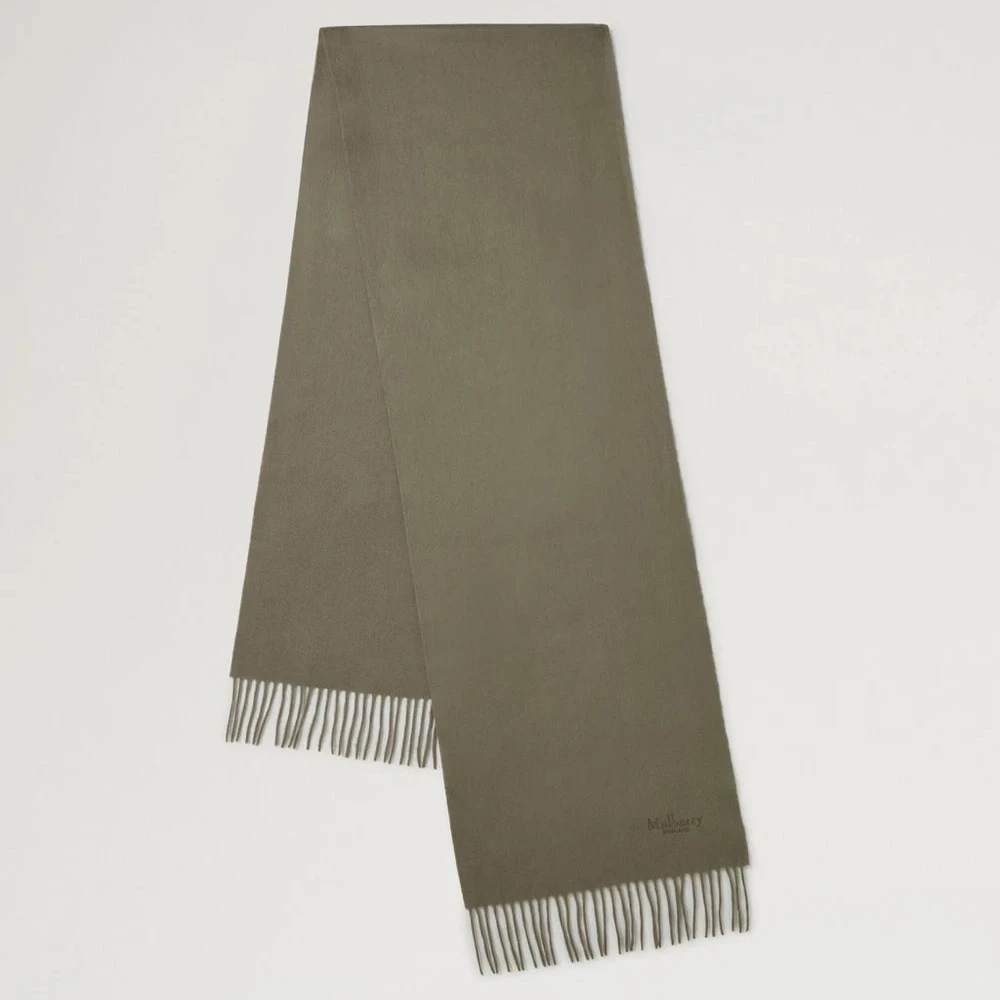 Mulberry Cashmere Scarf Olive - - VS4460/071Q140