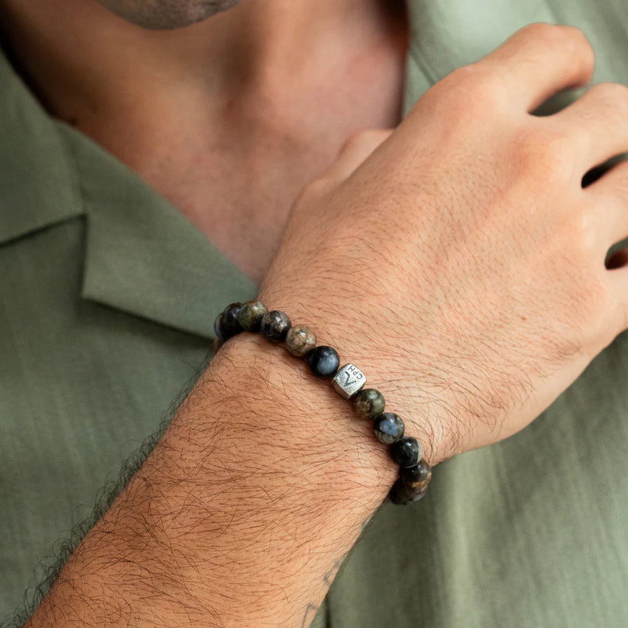 Alexander Lynggaard Armband Glaukophan 8mm