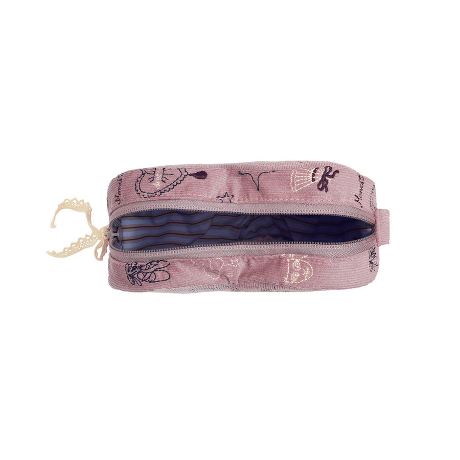 Moonesten Heart Make -up -Tasche magische Lila