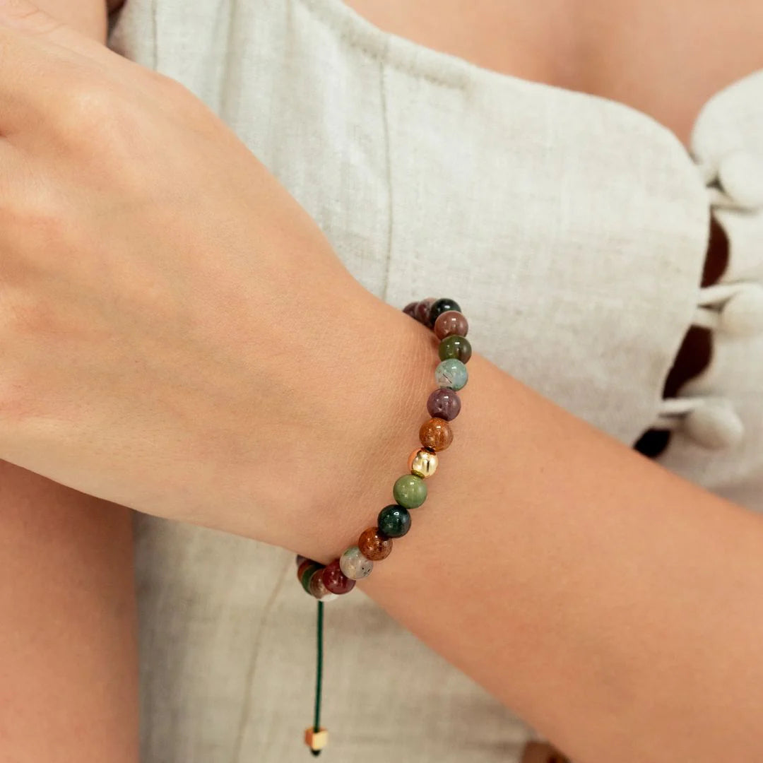 Alexander Lynggaard Armband Indischer Achat geflochten 6mm