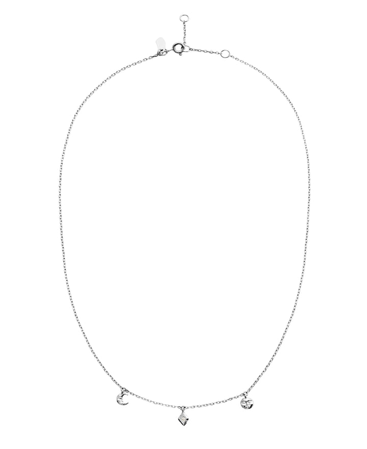 Moonesten Lea Silver Halskette