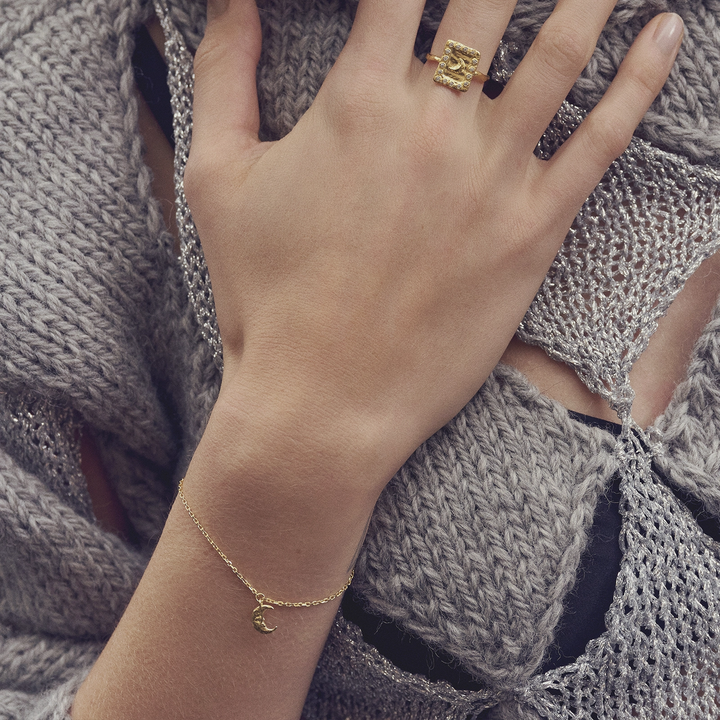 Moonesten Laura vergoldete Armband