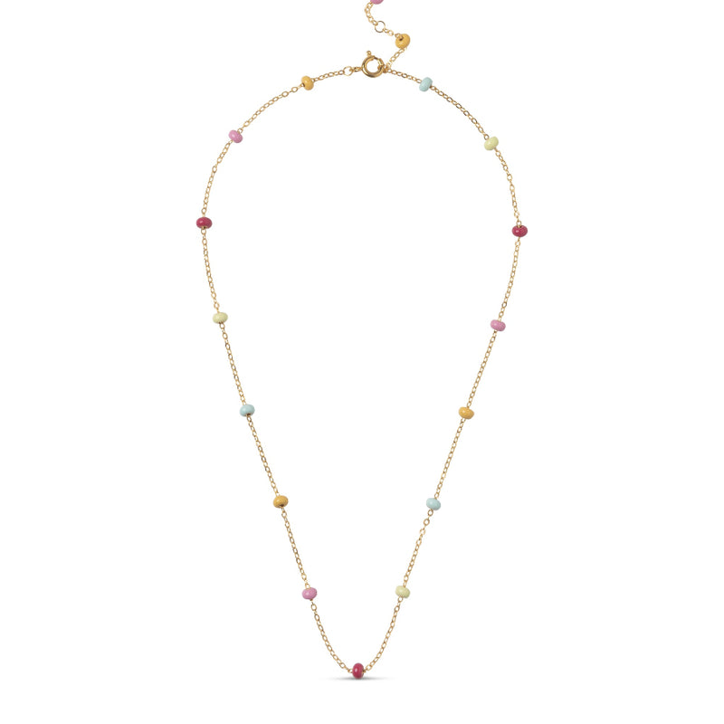 Emaille Lola Bold Halskette Regenbogen